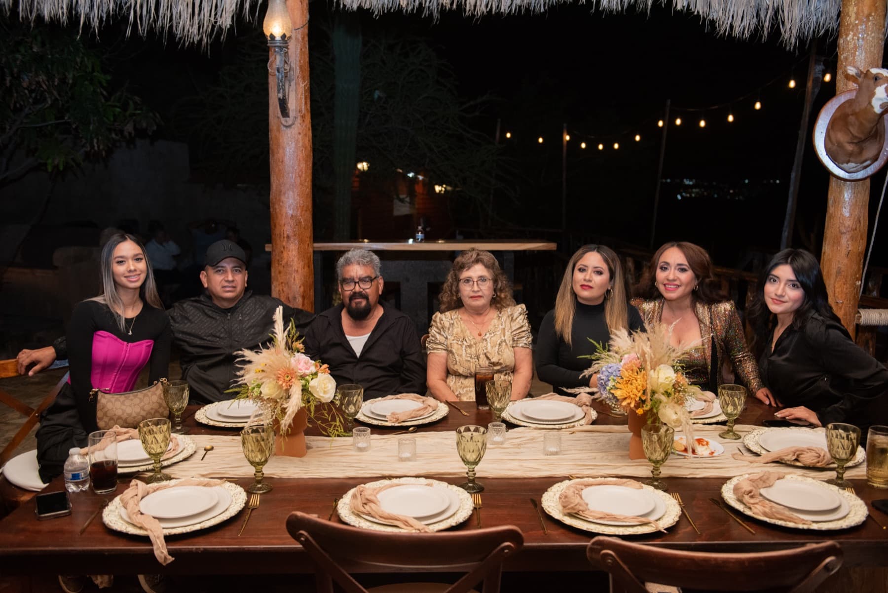 Tables and setup at Rancho McCoy